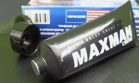 ครีมนวด เพิ่มขนาด Maxman (กล่องน้ำเงิน) สกัดจากพืชและสารธรรมชาติ ใช้นวดกระตุ้นเซลล์อวัยวะเพศชาย ช่วยให้ใหญ่ขึ้น แข็งแรงขึ้น เพิ่มสมรรถภาพทางเพศ ใช้ควบคู่กับ กระบอกสูญญากาศ เพื่อประสิทธิภาพสูงสุด