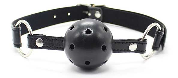 อุปกรณ์เสริมที่ปิดปาก (สีดำ) แข็งแรงทนทาน Bondage BDSM ทำความสะอาดง่าย ช่วยเพิ่มรสชาติ กระตุ้นอารมณ์ ให้ความสุข สนุกขณะร่วม ได้ทุกโอกาส